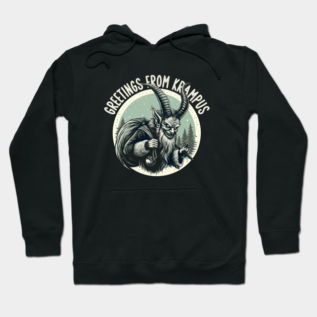 GREETINGS FROM KRAMPUS Hoodie by 3coo